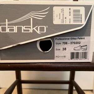 Dansko Glitzy Patent Clogs